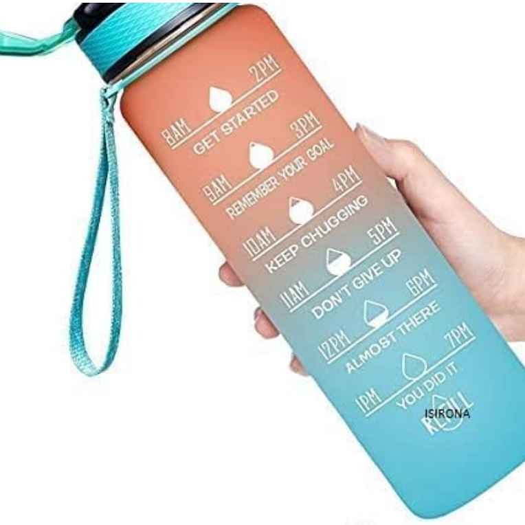 Motivational water bottle